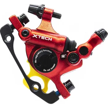 Příslušenství pro elektrokoloběžku Hydraulický brzdový třmen červený Xtech (Náhradní díly pro koloběžku)