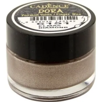 Výtvarná barva Patinovací metalický vosk, 20 ml Cadence Dora - diamantový, diamond