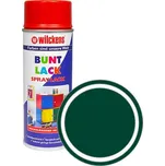 Německá syntetická vrchní barva ve spreji vysoký lesk Wilckens Spraylack Hochglanz Buntlack 400 ml, mechově zelená