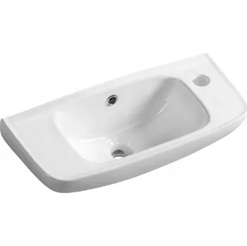 Umyvadlo Závěsné umyvadlo obdélníkové Isvea SMALL 51 cm bílé