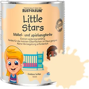 barva na zeď Rust Oleum Little Stars - dětský nábytek - 750 ml , Golden Locks/ Goldene Locken/ Zlatovláska