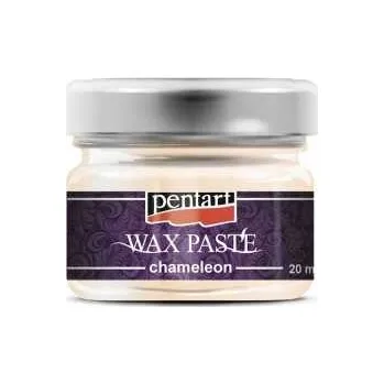 Výtvarná barva Vosková pasta chameleon Pentart, 20 ml - meruňková