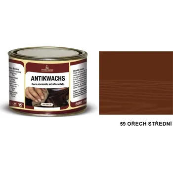 Olej na dřevo Borma wachs ANTIKWACHS 0,5Lt. - restaurátorský vosk, 59 ořech střední