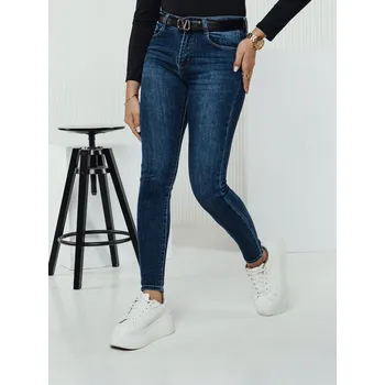 Dámské džíny Spodnie damskie jeansowe skinny DIVETTI granatowe Dstreet DStreet černá | modrá | bílá 3240305