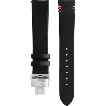 Řemínek na hodinky PRIM Ručně šitý kožený řemínek PRIM k modelu hodinek PRIM Symbol T.G.M. RB.13227 (20 mm) - černý RB.13227.2018.9090.XL