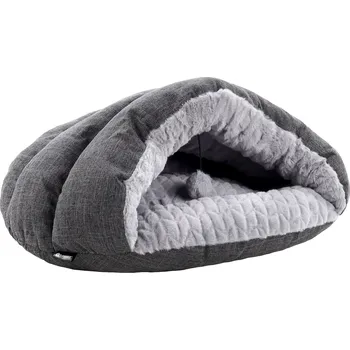 Pelíšek pro kočku Flamingo Zupo Pelíšek pro kočky 49x40x22cm šedá