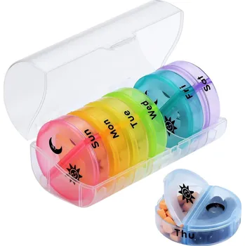 Dávkovač léků Botanic - týdenní dávkovač léků - *bílá