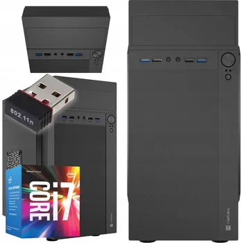 Stolní počítač Pix BaseOffice Počítač Intel Core i7 16GB 1TB SSD Win10 Rychlý Výkonný