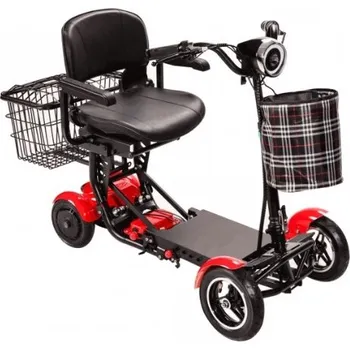 Elektrický invalidní skútr ANTAR AT52317 vozík invalidní elektrický skládací červený