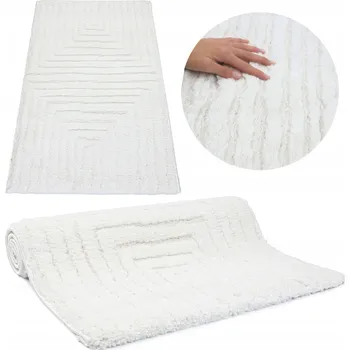 Koberec Koberec KOBEREC Boho Avalon 60x100 cm Krémový do LOŽNICE měkký CHLUPATÝ příjemný