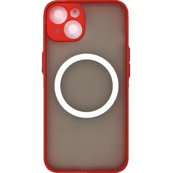 MagSafe silikonový kryt pro iPhone 14 - Červený