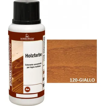 Olej na dřevo Borma wachs holzfarbe - mořidlo na dřevo, 250 ml, 120 žlutý