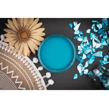 Speciální výtvarná barva Dixie Belle křídová minerální barva - Peacock - 237 ml