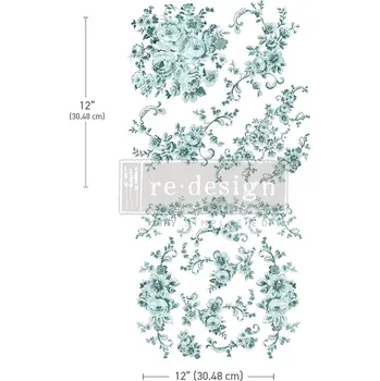 Transfer na nábytek ReDesign with Prima - Minty Roses