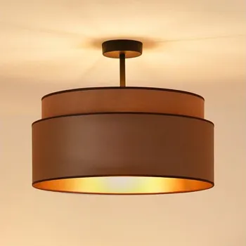 Brilagi - Přisazený lustr OREGON VEGE 1xE27/15W/230V pr. 45 cm hnědá