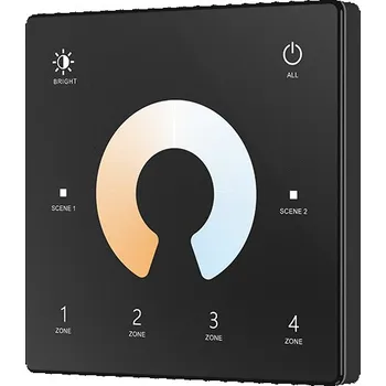 Ovladač světel Skydance LED ovladač RF CCT (4 zóny) - TW2-4 Barva: Černá