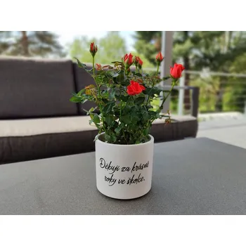 Květináč Květináč s nápisem pro paní učitelku vzor 4 - D-decor