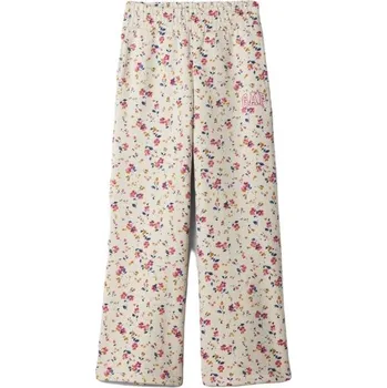 Dívčí tepláky GAP V-WIDE LOGO XL Mix, Béžová