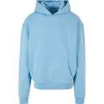 BUILD YOUR BRAND BY 268 mikina s kapucí Barva: tyrkysová, Velikost: L