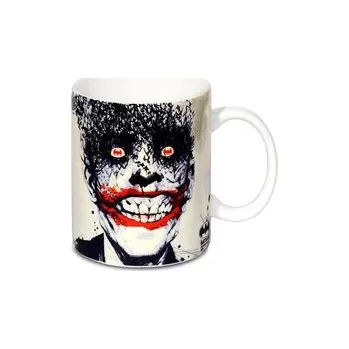 Bílý keramický hrnek DC Comics Batman: Joker Bats (objem 300 ml)