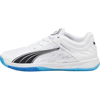 Pánská sportovní obuv Pánské sálové boty Puma ACCELERATE TURBO 7.5 Bílá, Černá, Modrá