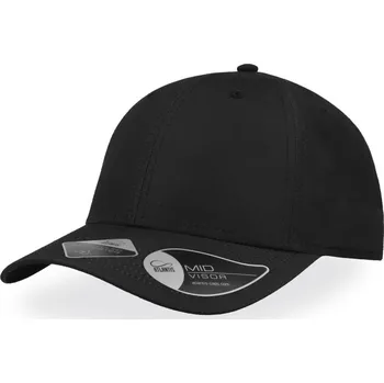 Pracovní přilba Atlantis Headwear Kšiltovka Recy Feel, 6 panelová COT33608000299-black Černá UNI