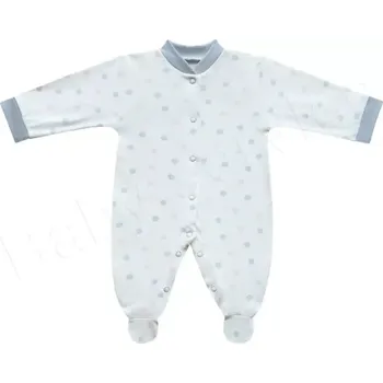 Kojenecký overall Overal bavlna Puntík Baby Service bílorůžový velikost 50
