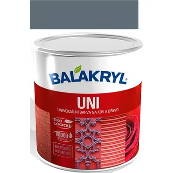 univerzální barva BALAKRYL Uni lesk 0,7kg - tmavě šedý
