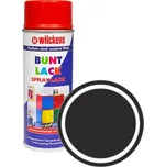 Německá syntetická vrchní barva ve spreji vysoký lesk Wilckens Spraylack Hochglanz Buntlack 400 ml, dopravní černá