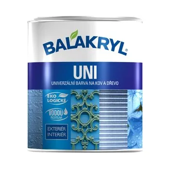 Lak na dřevo BALAKRYL Uni mat 0,7 kg - bílý