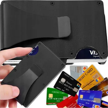 Muž černé pouzdro na karty EdiBazzar