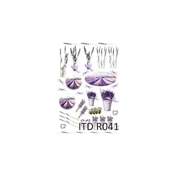 Umělecký papír Rýžový papír A4 Itd R0041 Levandule