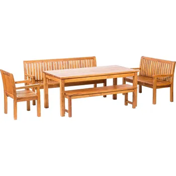 Zahradní sestava DEOKORK Teaková sestava GIOVANNI PIETRO