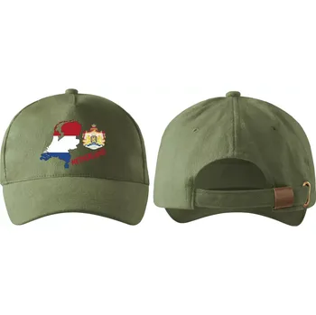Kšiltovka kšiltovka s vlajkou HOLANDSKA khaki (pánská kšiltovka vlajka a znakem HOLANDSKO NETHERLAND)
