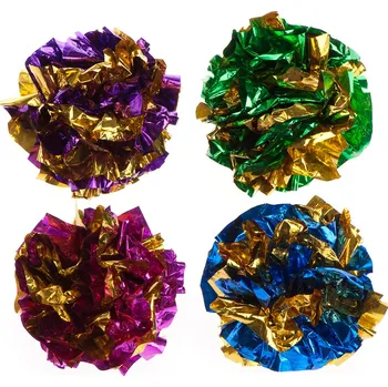 Hračka pro kočku 4ks Šustící míčky