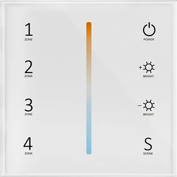 Ovladač světel Skydance LED ovladač RF CCT (4 zóny) - T22 Barva: Bílá