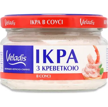 Sleďový kaviár s krevetami 160g Veladis