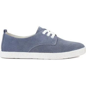 Dámské tenisky Modré dírkované tenisky z přírodní kůže GD-XF-96BL Velikost: 40