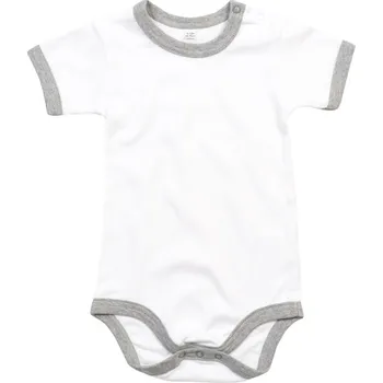 Chlapecké kalhoty Babybugz Body BZ 19, dětské COT710019t3575-white/heath Bílá/melír šedá 3-6