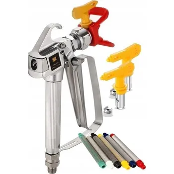 Stříkací pistole STŘÍKACÍ PISTOLE KOMPLET + TRYSKA PRO MALÍŘSKÝ AGREGÁT, PRECIZNÍ