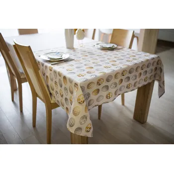 Velikonoční dekorace Velikonoční ubrus s potiskem - Vzor 2 Rozměr ubrusu (šířka x délka): 140x240cm