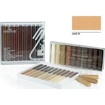 Olej na dřevo Borma wachs STUCCORAPIDO Retušovací tyčinka z měkkého vosku - 10 larch