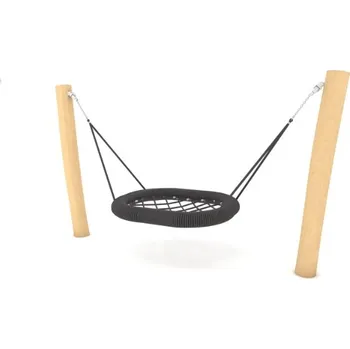 Dětská houpačka Playground System HOUPAČKA NA DĚTSKÁ HŘIŠTĚ z akátu - Schelby (hnízdečko)