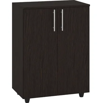 regál VOMAKS Regál TO-02 policový s dvířky Barva: wenge