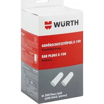 WURTH Špunty do uší x-100 300 KS