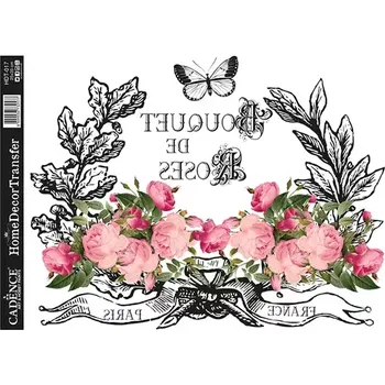 Transferový obrázek Cadence Home Deco - Kytice růží