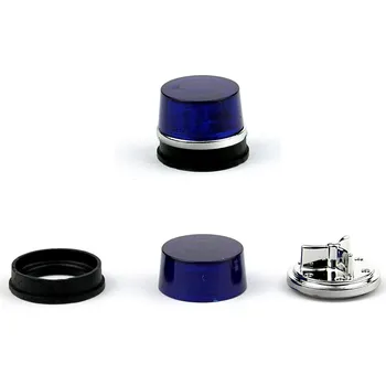 autíčko Maják PAL Nový Jičín (tzv. AZD 500 bez sirény), širší podstavec − modrý − stavebnice − CAL 1:18