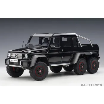 autíčko Mercedes-Benz G 63 AMG 6x6 2013 1:18 černá lesklá - AUTOart