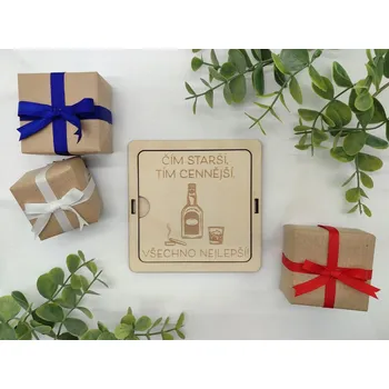 Dárková krabička D-decor Dárková krabička na peníze pro muže