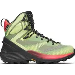 Dámské trekové boty Merrell ROGUE HIKER MID GTX 4 Světle zelená, Černá, Červená